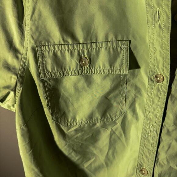 Eddie Bauer Women's Light Green Utility Shirt - Picture 2 of 5